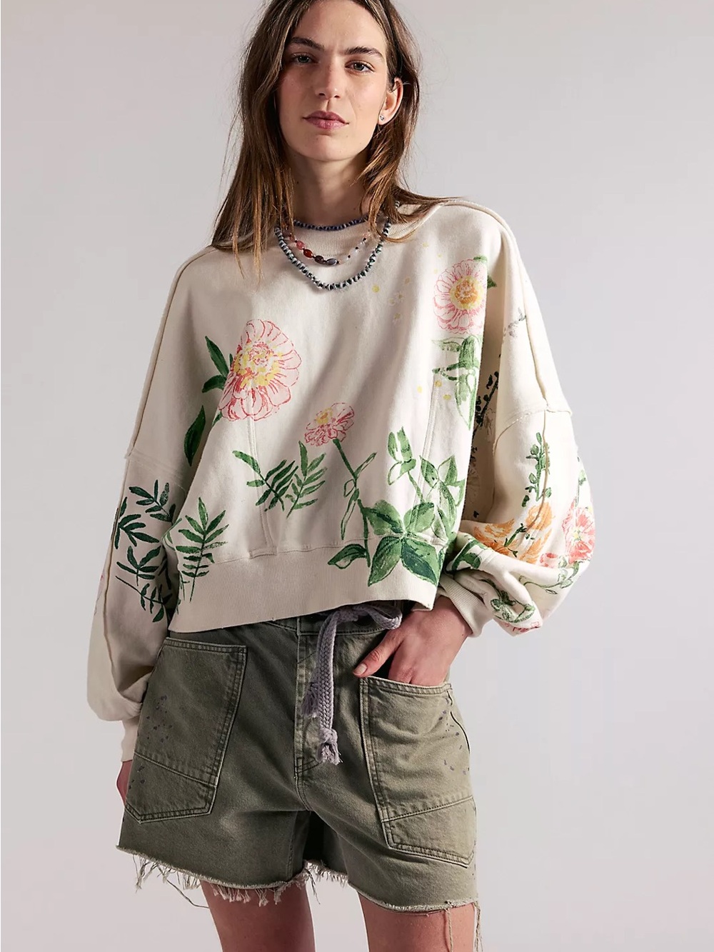 Free People gaia sweatshirt
